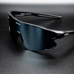 Adrian Phantom TR90 - Lunettes de soleil de sport Polarisées Noires