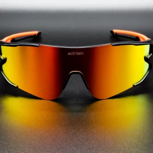 Adrian Stormhawk TR90 Lunettes de soleil polarisées coupe-vent Cyclisme Verres résistants aux chocs
