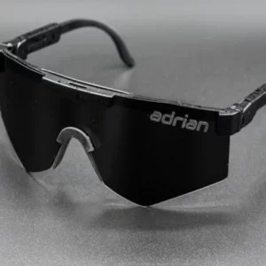 Lentille à Coques Réélles - Real Shell - Le verre offre une protection Adrian Obsidian Lunettes de Soleil Polarisées - UVA/UVB pour vos yeux et la monture offre un excellent maintien pour limiter les risques de chutes.