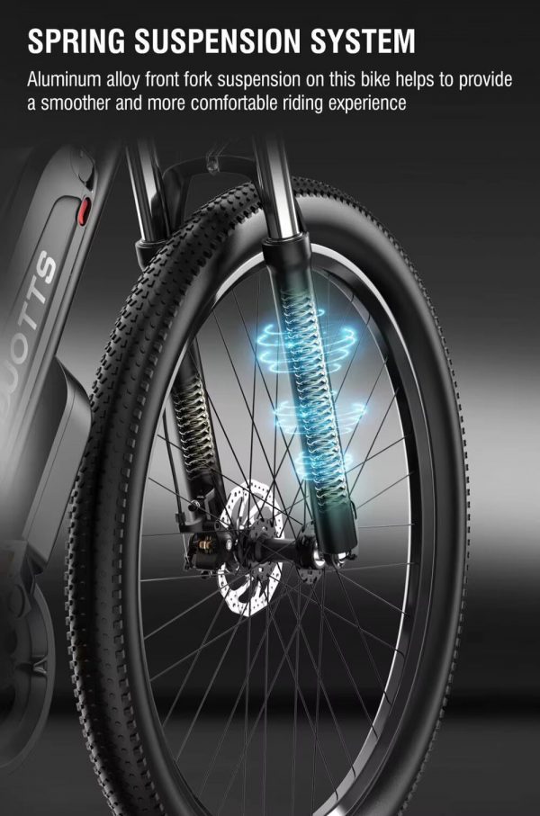 Vélo Électrique C29 de 750W et 29 Pouces, Batterie de 48V et 15Ah, Autonomie de 50km, Vitesse Maximale de 50 km/h, avec Arrière T1 - Image 4
