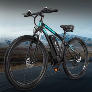 Vélo Électrique C29 de 750W et 29 Pouces, Batterie de 48V et 15Ah, Autonomie de 50km, Vitesse Maximale de 50 km/h, avec Arrière T1
