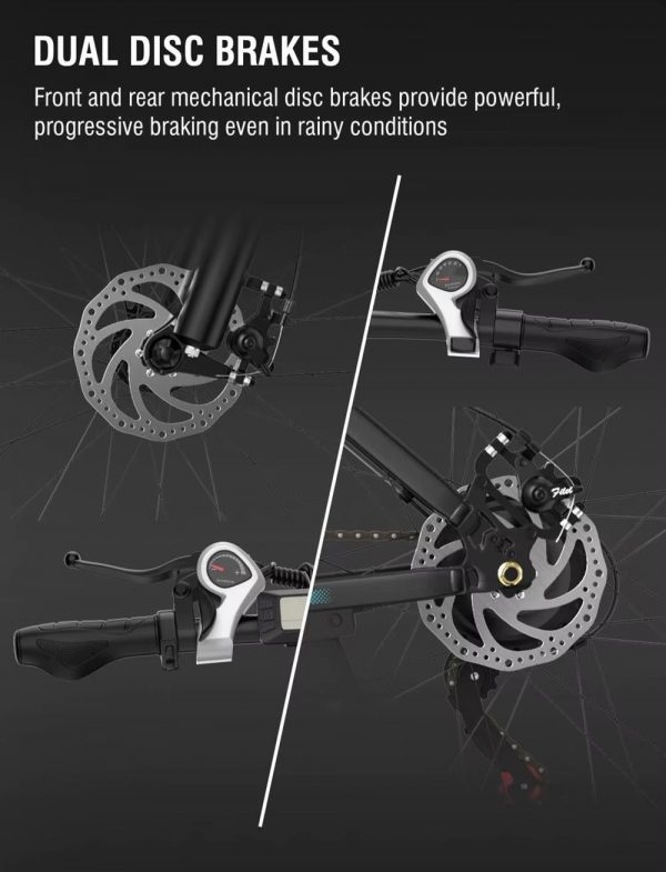Vélo Électrique C29 de 750W et 29 Pouces, Batterie de 48V et 15Ah, Autonomie de 50km, Vitesse Maximale de 50 km/h, avec Arrière T1 - Image 6